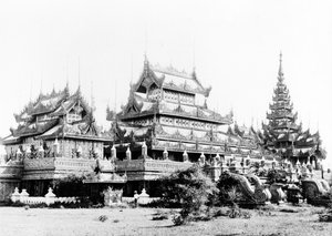 Soopyalat女王のシルバーキャウン、マンダレー、1890年頃